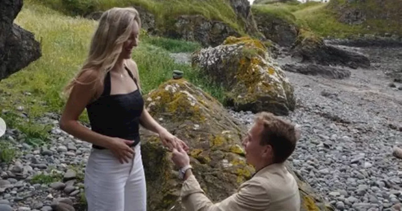 Inside Celtic star Alistair Johnston's engagement at stunning Scots beauty spot