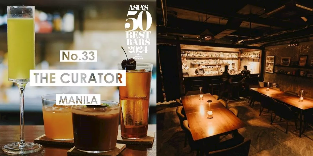 The Curator ranks 33rd on Asia's 50 Best Bars 2024 list