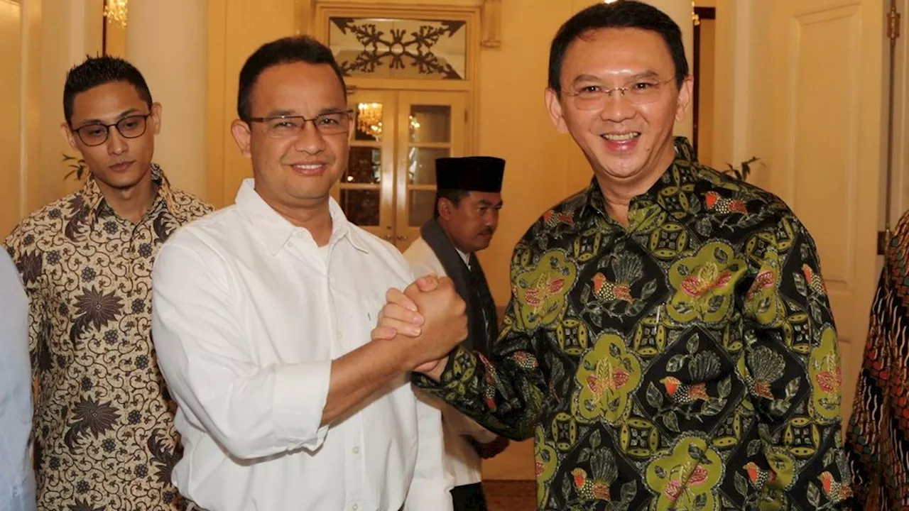 Elektabilitas Anies dan Ahok Beda Tipis, PDI-P Calonkan Ahok di Jakarta?