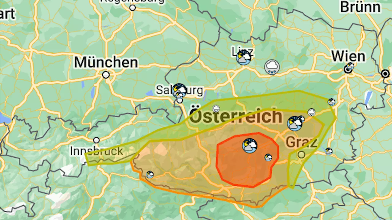 Gewitterzellen peitschen erneut Sintflut-Regen ins Land