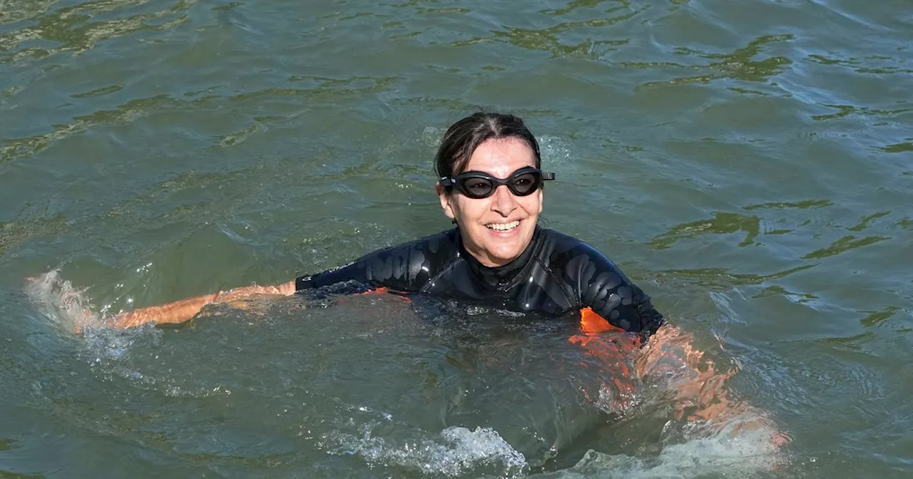 See The Moment Mayor Of Paris Takes Her Long-Awaited Dip In The Seine