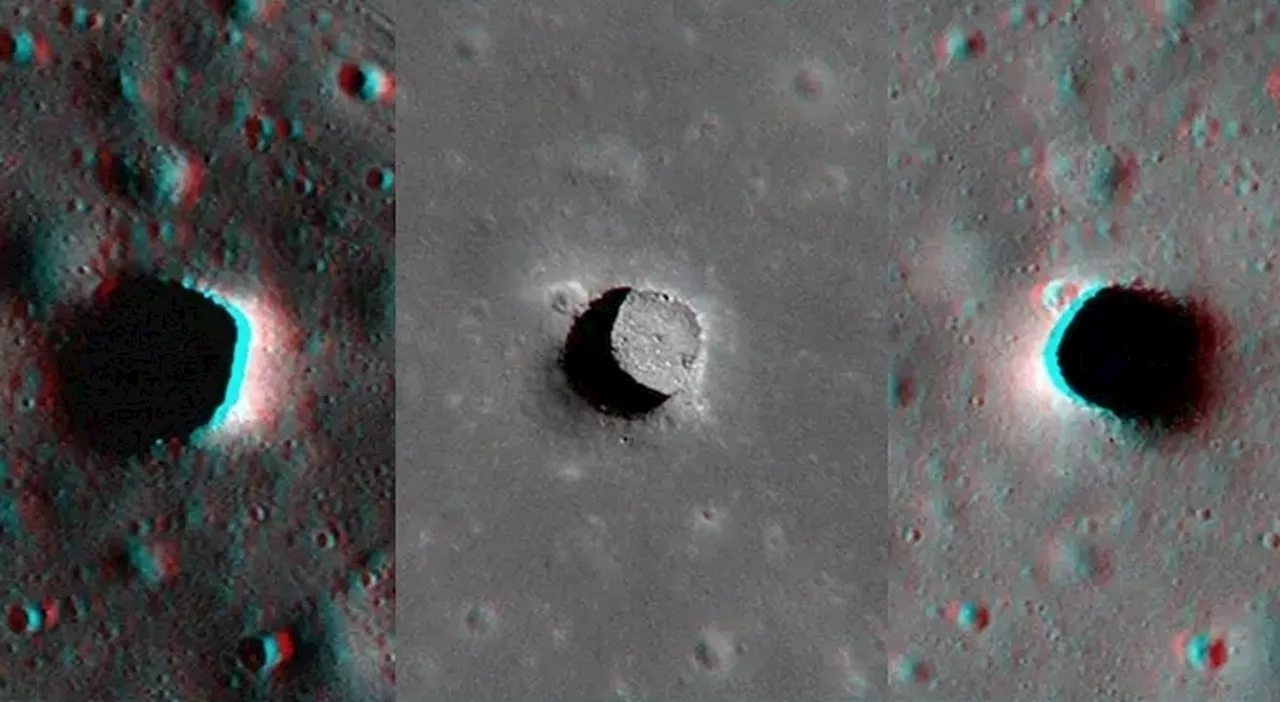 Tunnel e caverne sulla Luna, ricercatori italiani scoprono grotte misteriose