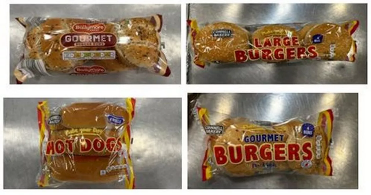 Urgent recall issued for burger buns due to possible presence of metal pieces