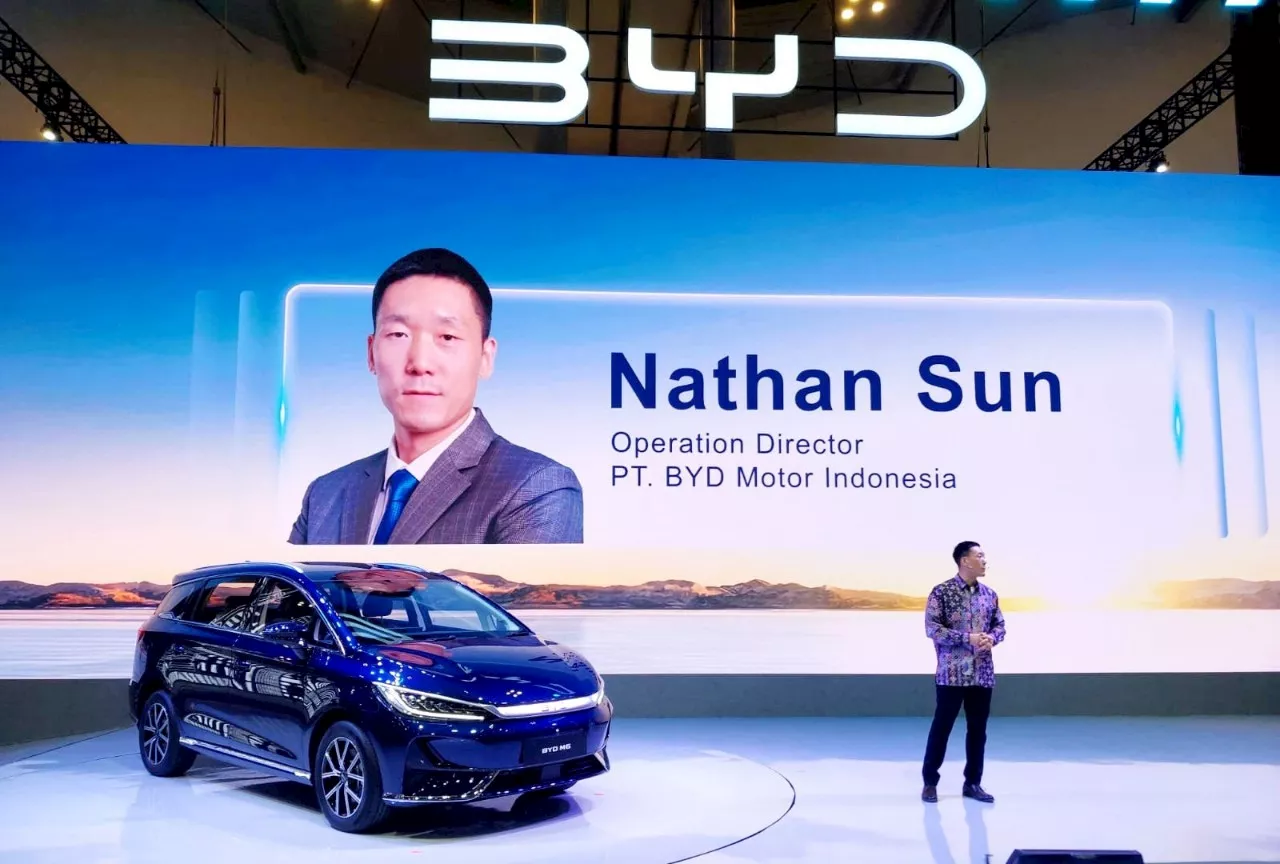 BYD Merilis MPV Listrik M6 di GIIAS 2024, Harganya Rp 300 Jutaan