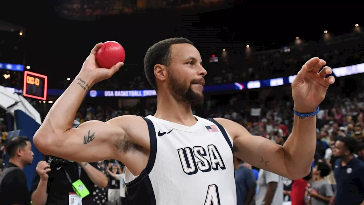 Basketball: Erstes Statement der USA: Curry schießt Mitfavorit Serbien ab