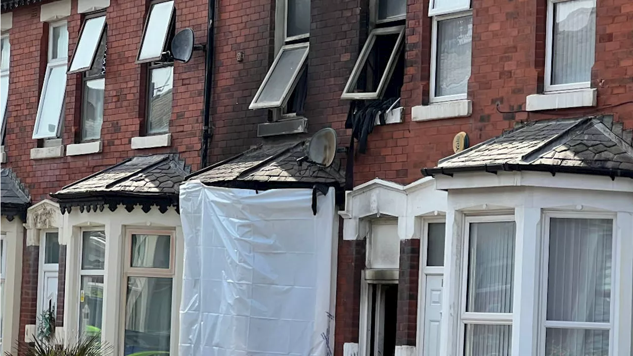 Two die and two children rushed to hospital after house fire in Blackpool