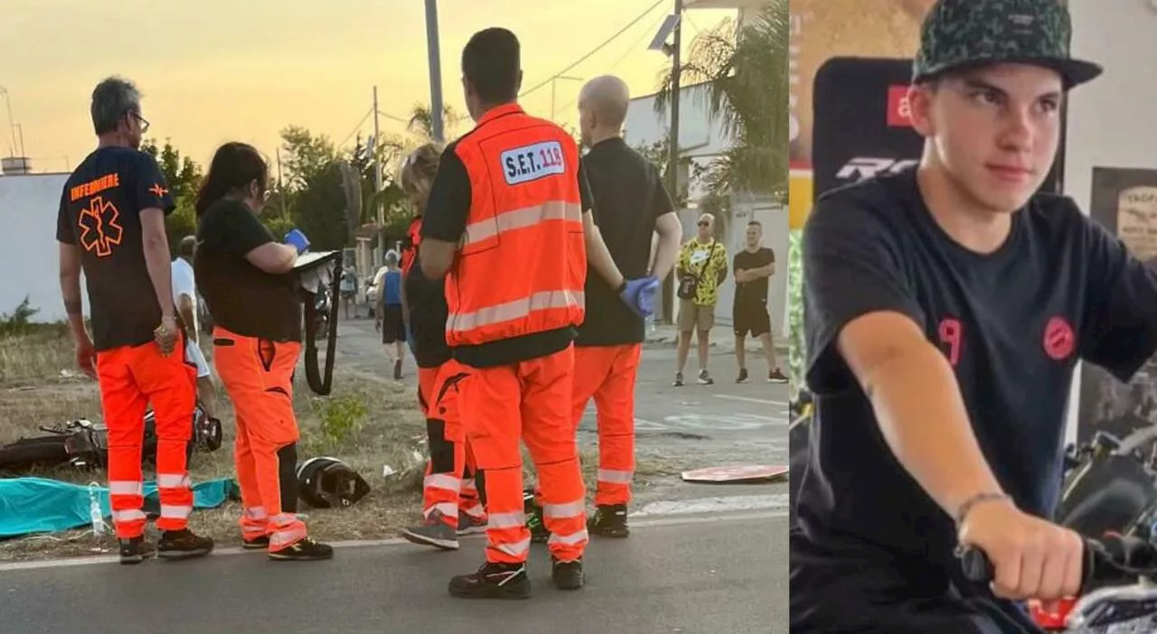 Incidente nel Salento, morto un ragazzo: Samuel aveva 18 anni. Lo schianto in moto sulla via del Mare