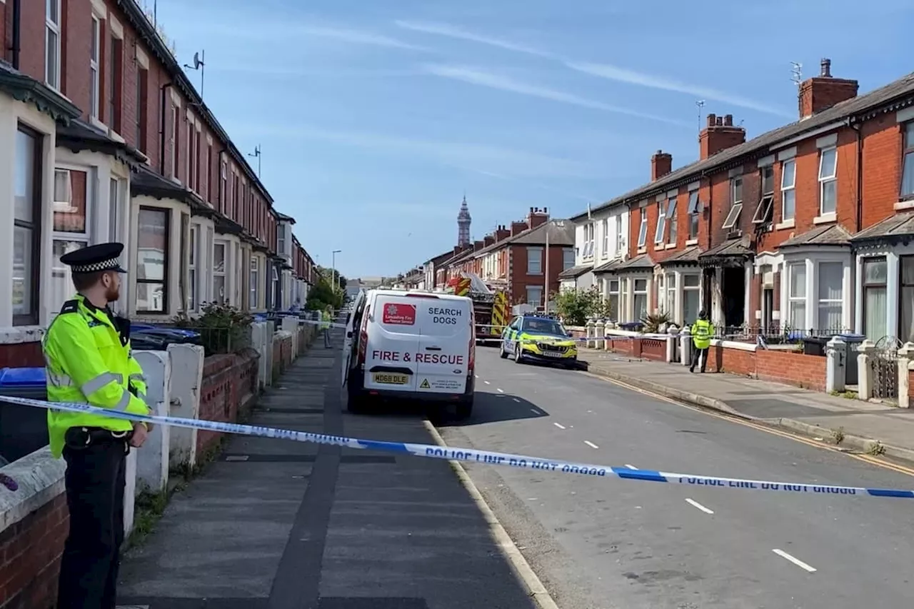 Two people dead after fire breaks out at residential property on Peter Street in Blackpool