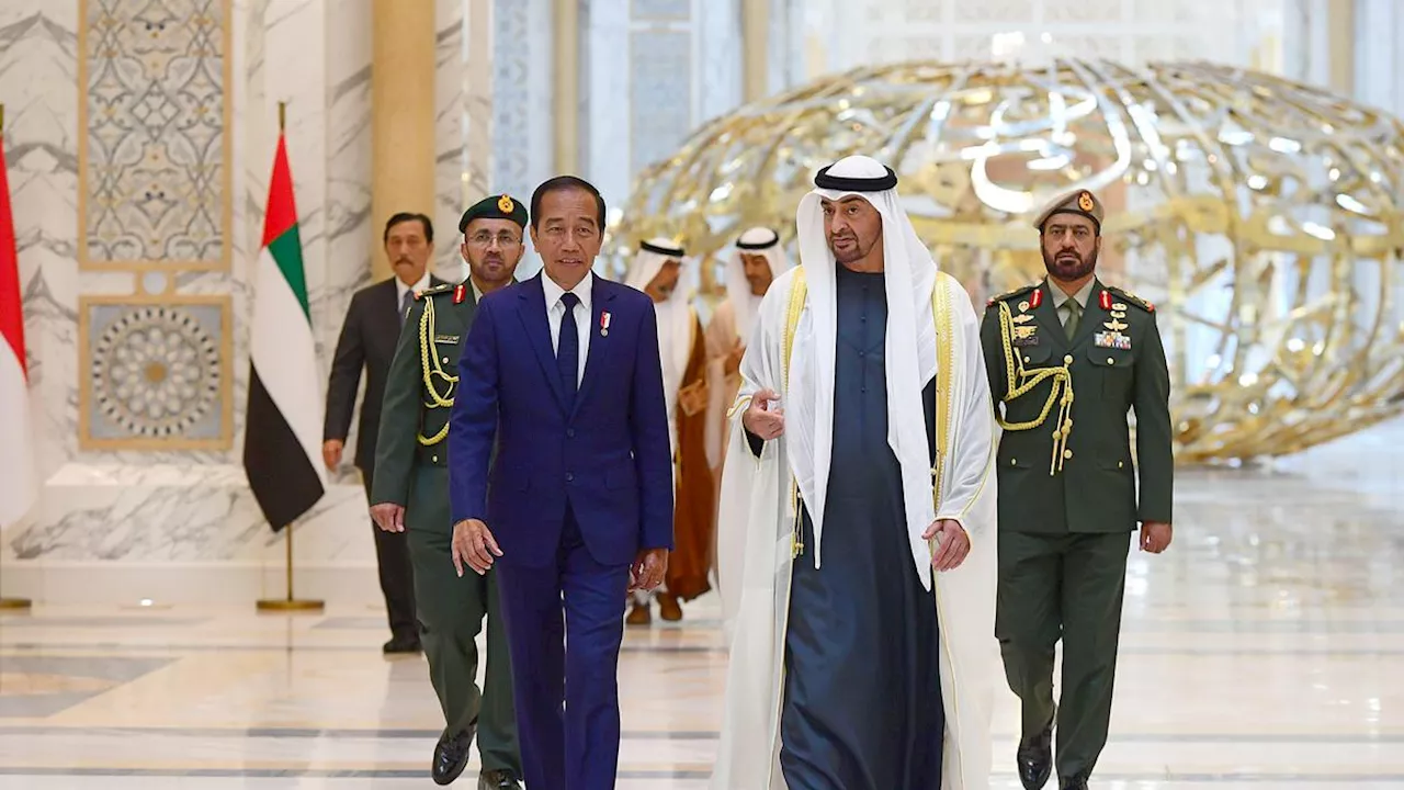 Jokowi Terima Penghargaan Sipil Tertinggi 'Order of Zayed' dari Presiden MBZ