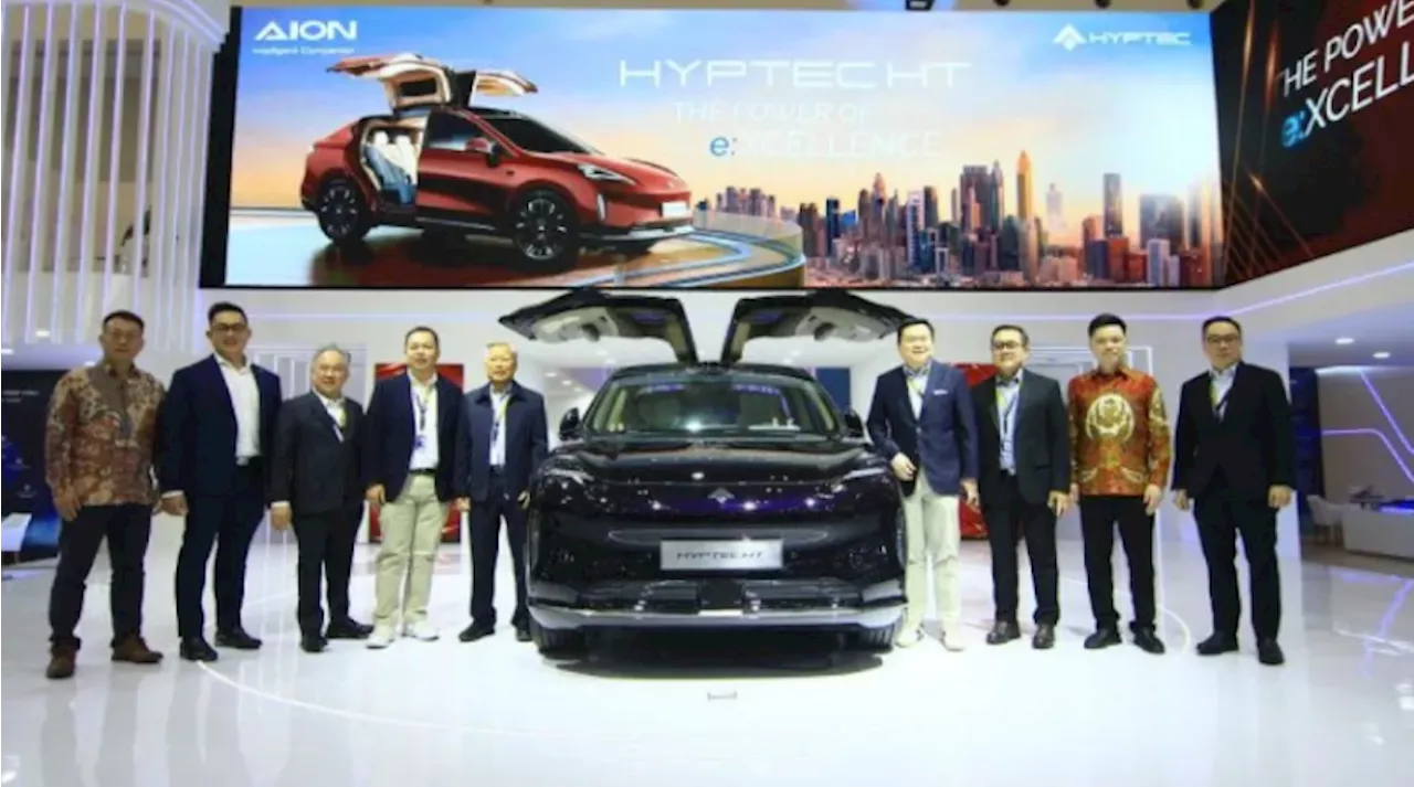 Aion Hyptec SUV Listrik Rp600 Jutaan Mejeng di GIIAS