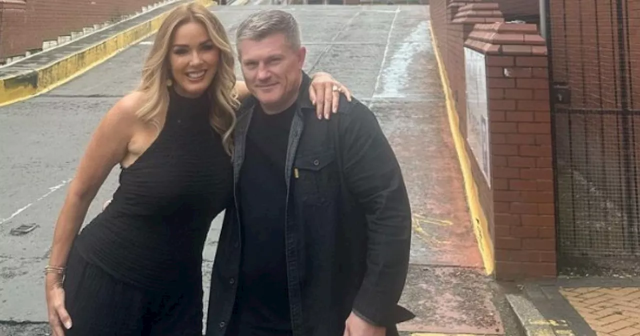 Corrie fans 'take a moment' as Claire Sweeney and Ricky Hatton head to Blackpool