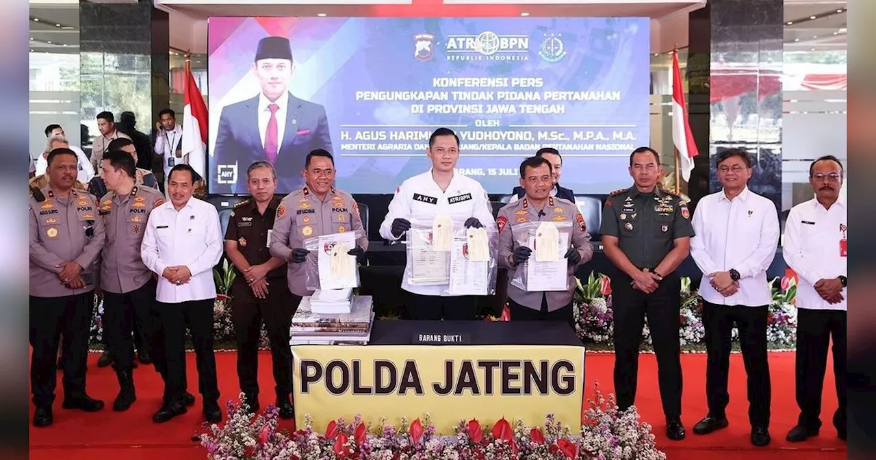 Menteri AHY 'Menggebuk' Mafia Tanah yang Meresahkan, Didampingi Jenderal Polisi