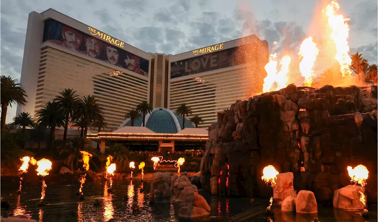 The Mirage closes in Las Vegas to make way for Hard Rock Guitar Hotel