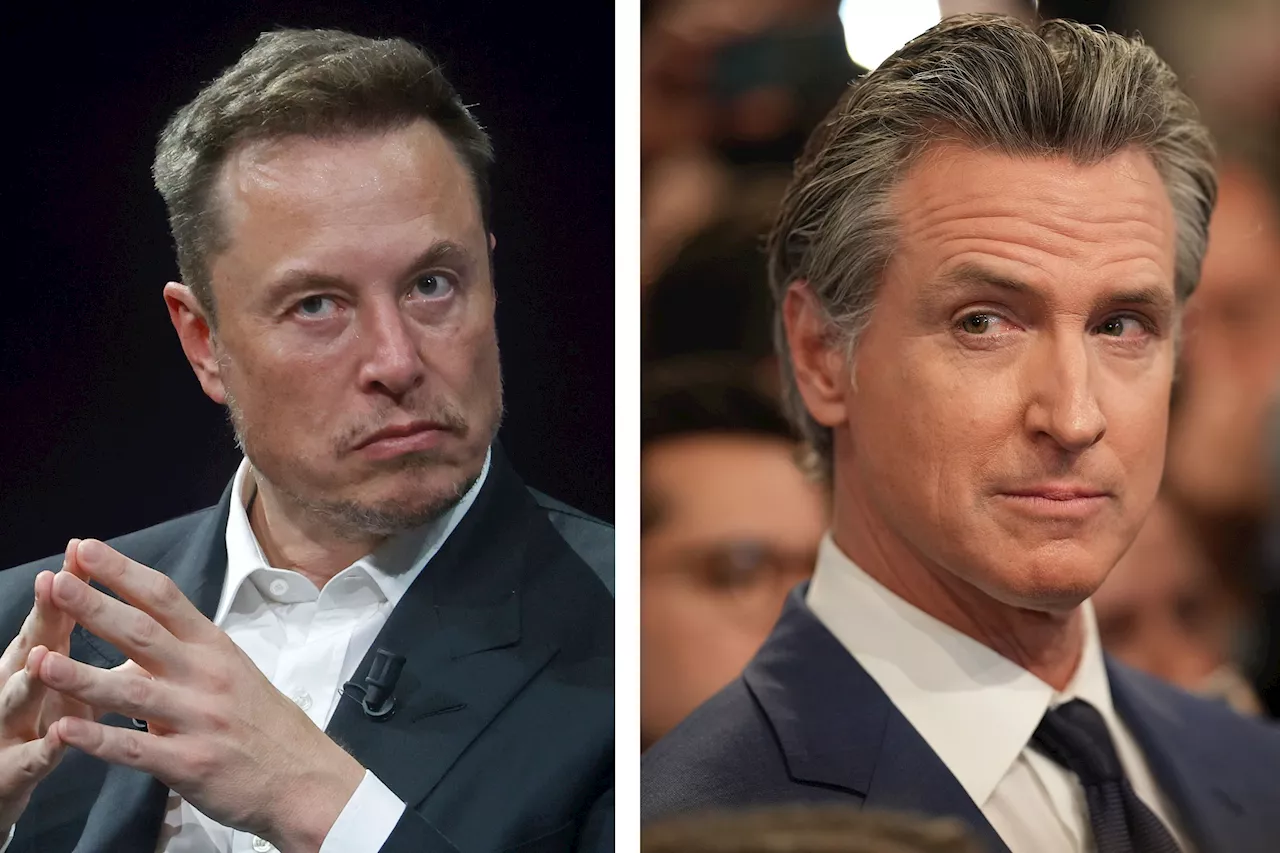 Gavin Newsom Reacts to Elon Musk's California Comments