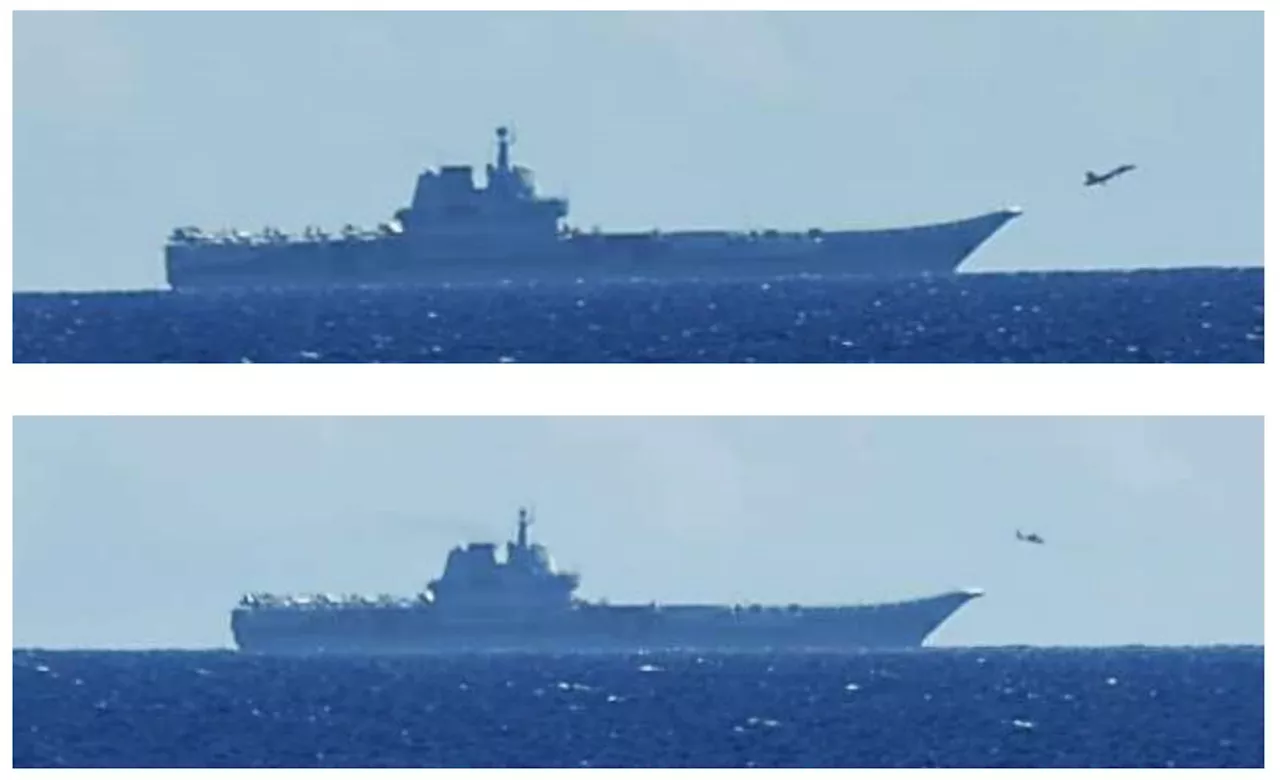 Photos Show Fighter Jets Launching From Chinese Aircraft Carrier