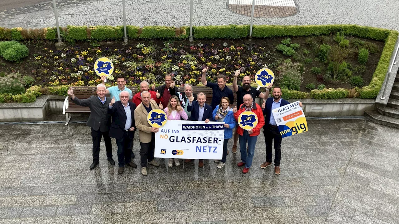 Waidhofen/Thaya: Bestellquote für Glasfaser zum Großteil erreicht