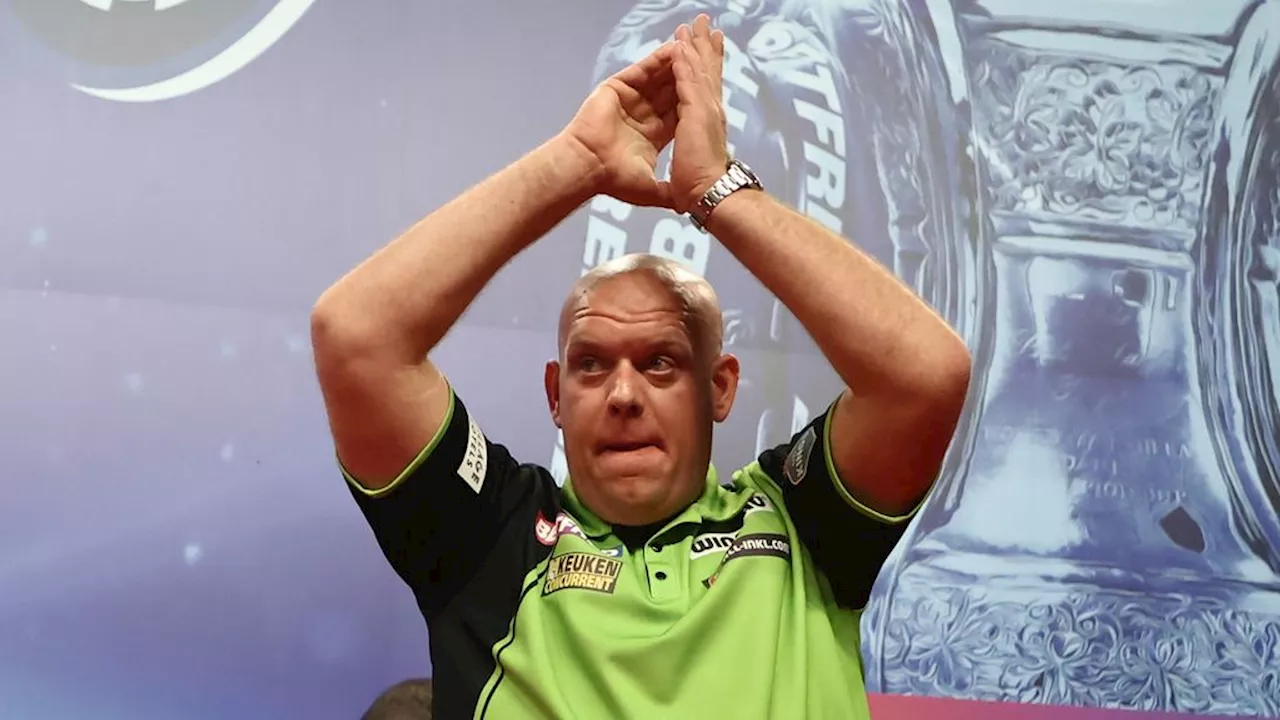 Van Gerwen naar kwarfinales World Matchplay door stroeve zege op Cullen