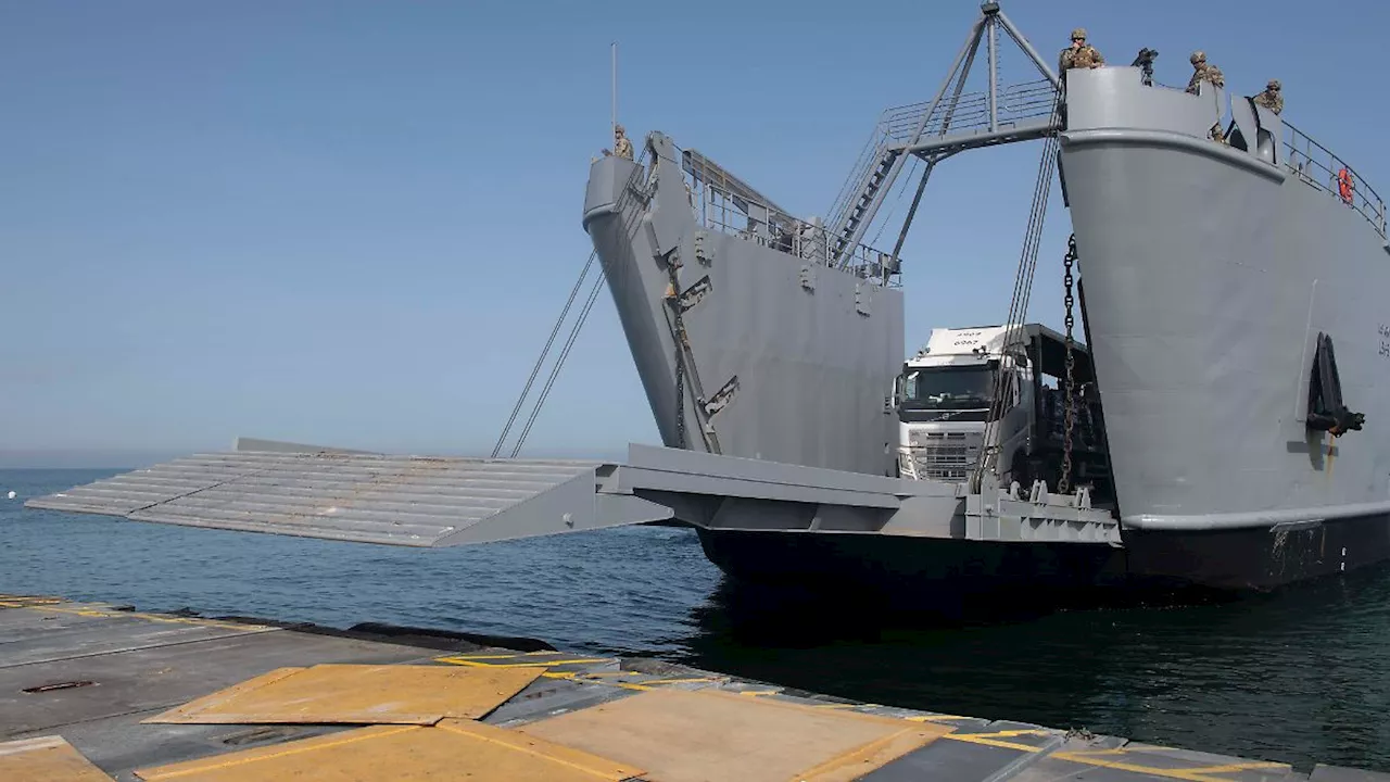 'Beispiellose Operation': USA bauen provisorischen Hafen vor Gazastreifen wieder ab