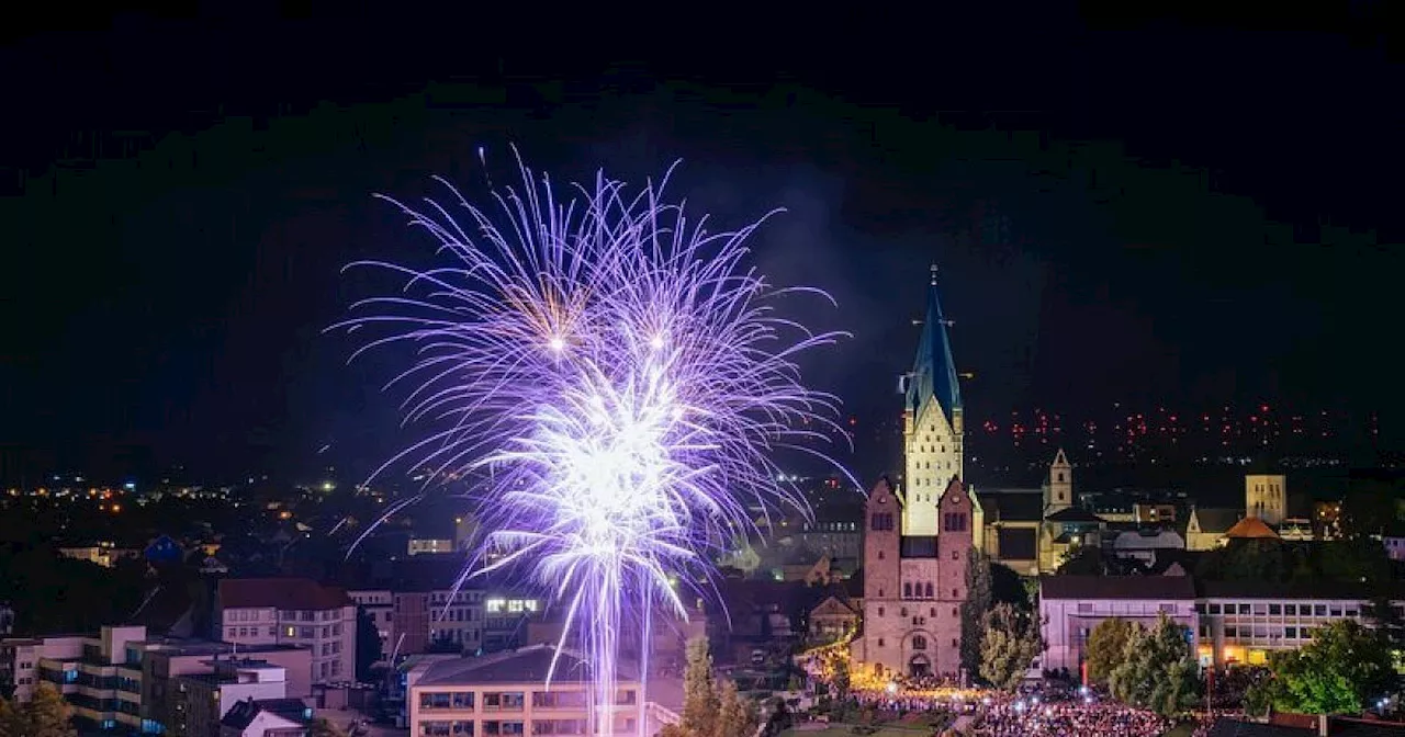 Libori 2024: Feuerwerk an neuem Standort in Paderborn