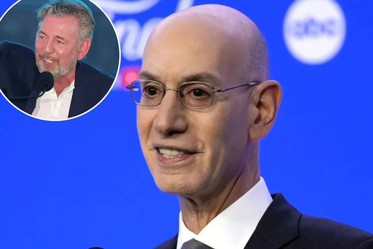 Adam Silver won’t engage on Knicks owner James Dolan's grievances after scathing letter