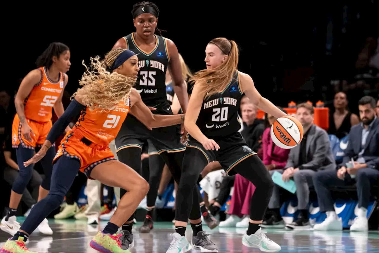 Liberty head into WNBA break with ugly win over Sun