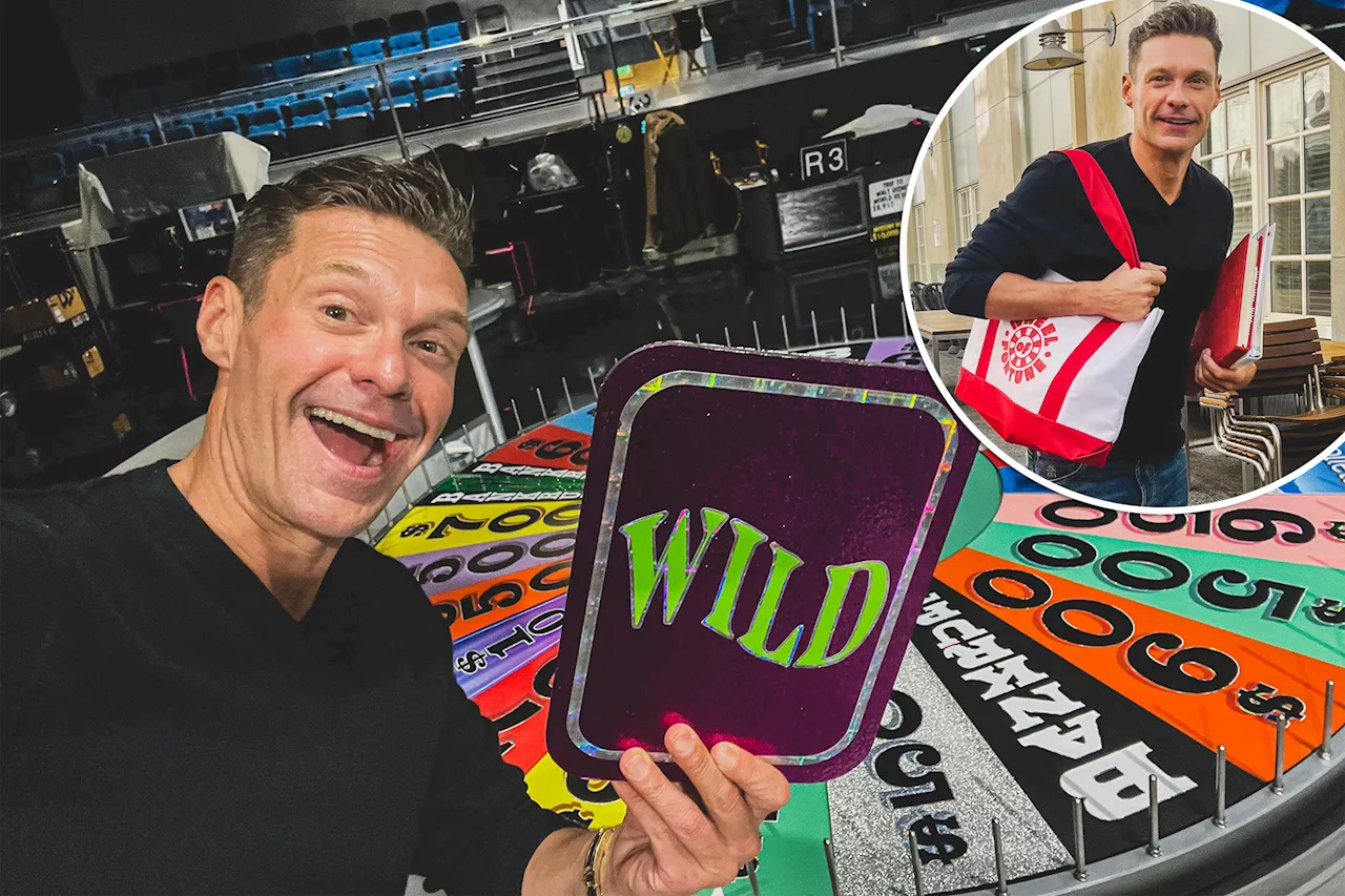 Ryan Seacrest officially kicks off new gig as 'Wheel of Fortune' host: 'Spinning with excitement'