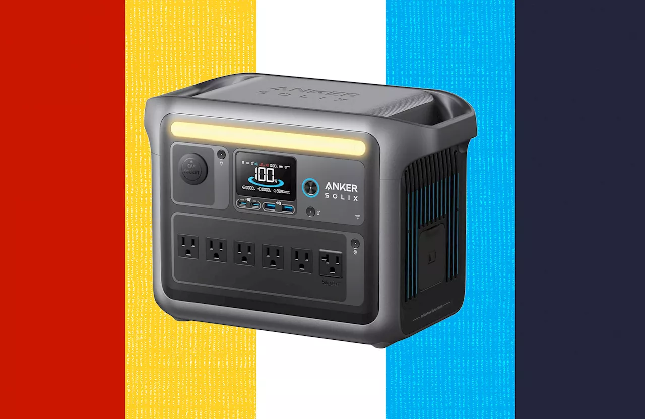 This Anker SOLIX Portable Power Station is a camping essential, and it's $500 off for Prime Day