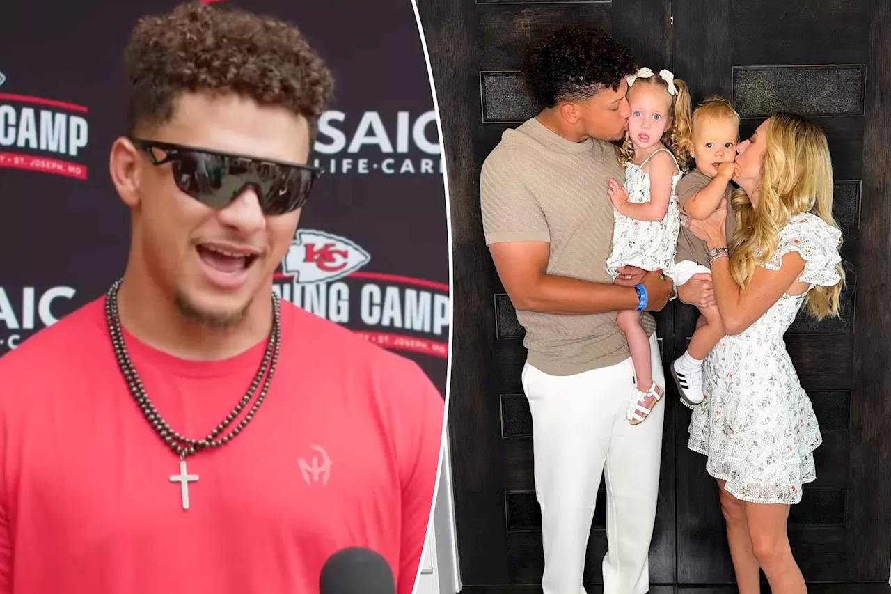 Patrick Mahomes reveals he's 'done' having kids with wife Brittany Mahomes after baby No. 3