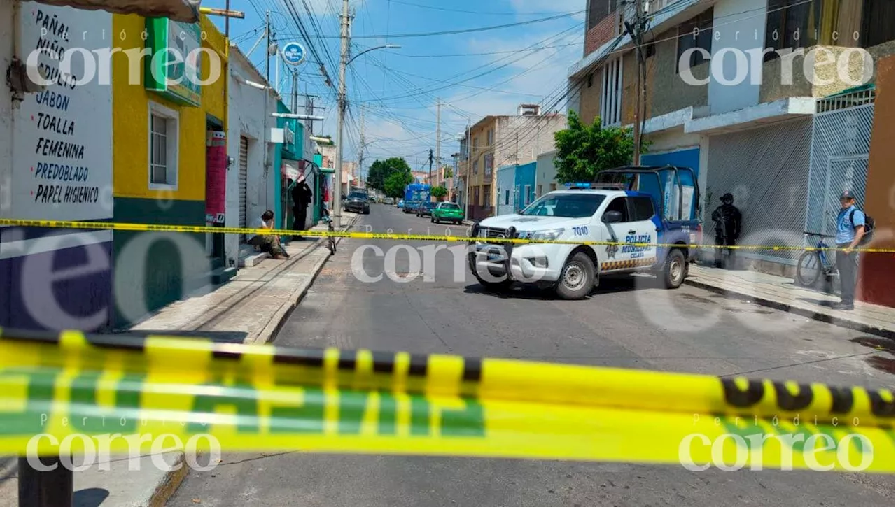 Lesionan a balazos a hombre en el barrio de Santiaguito en Celaya