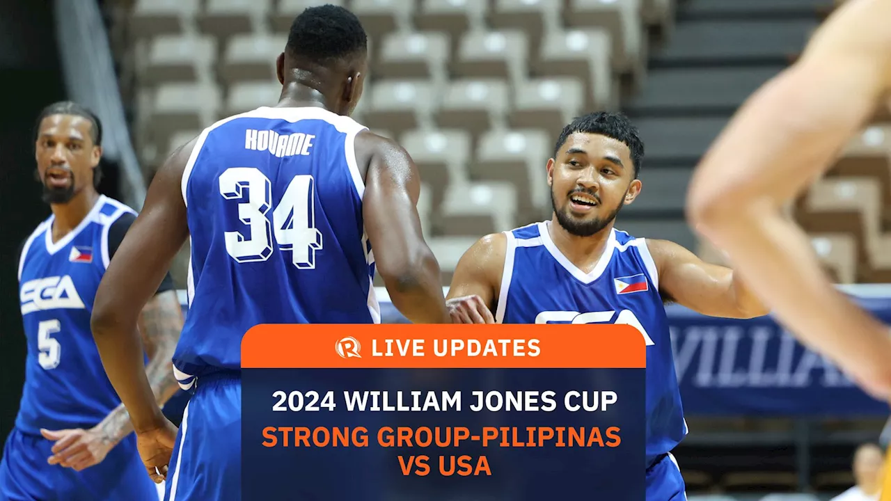 LIVE UPDATES: Philippines vs USA – Jones Cup 2024