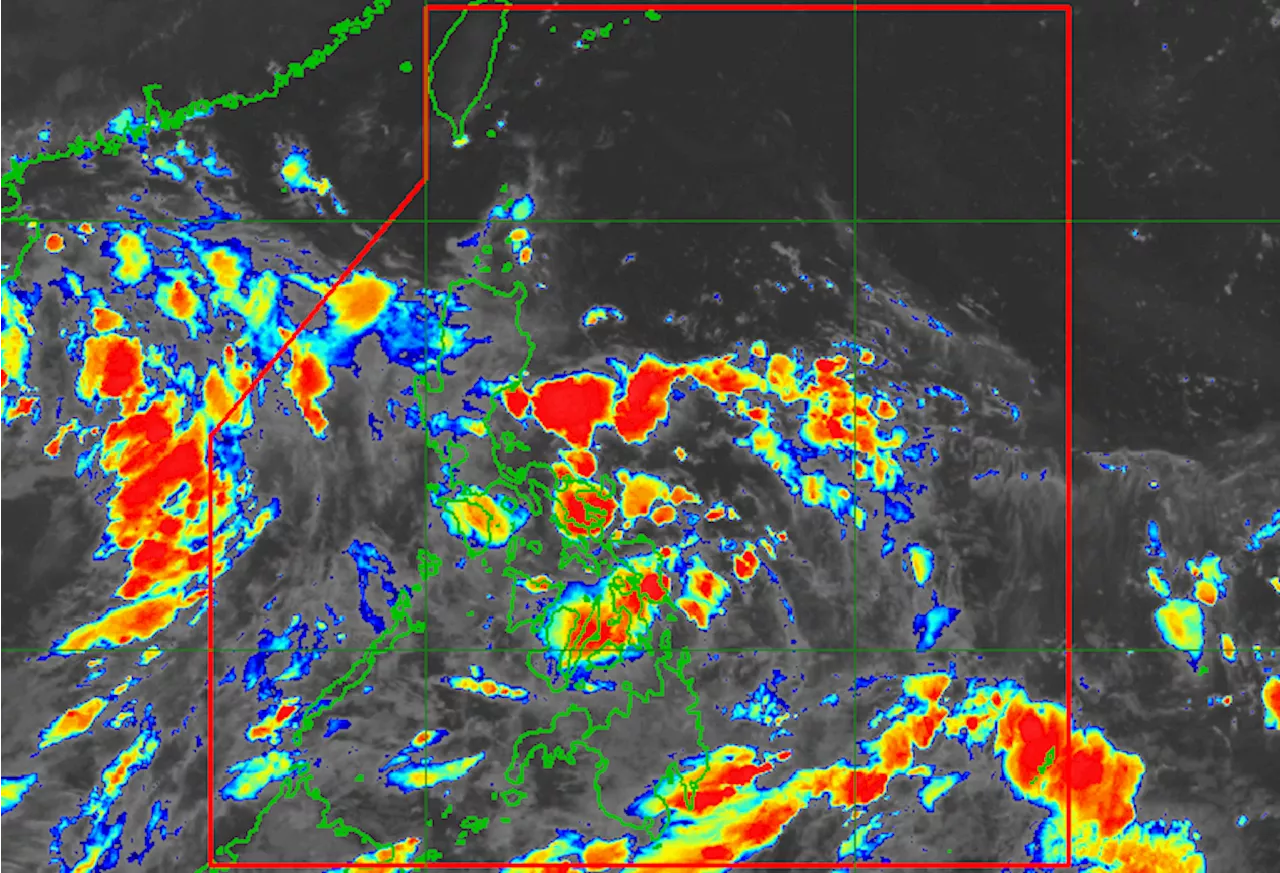 LPA off Surigao City bringing heavy rain to several regions, provinces