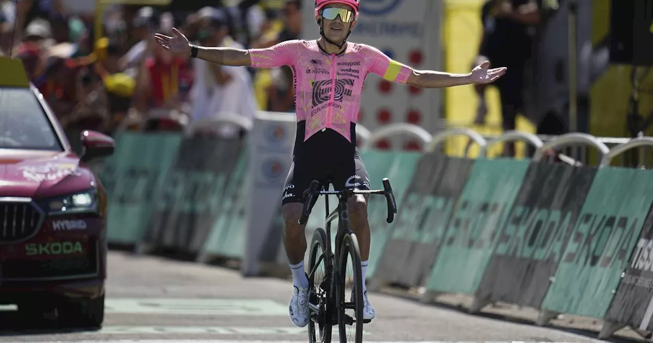 Tour de France 2024: ​Olympiasieger Carapaz gewinnt 17. Etappe