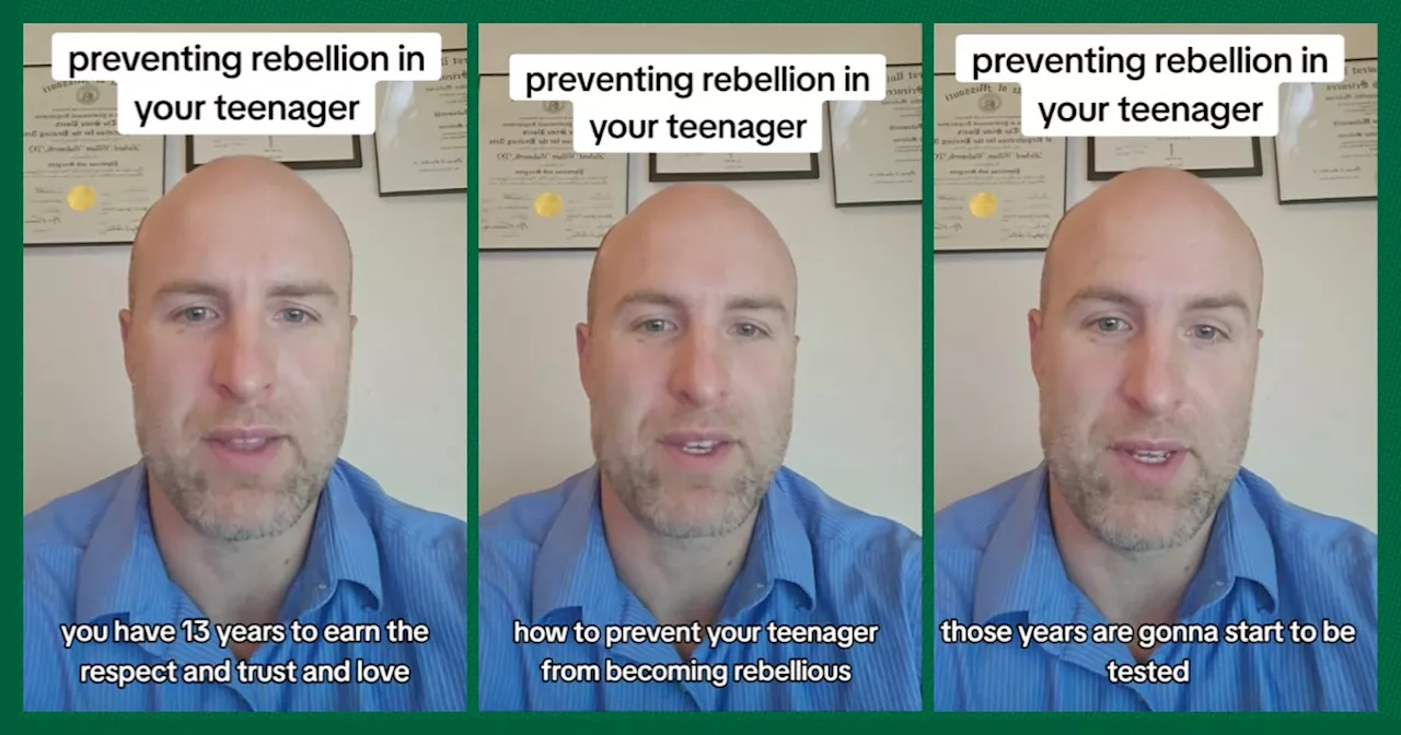 TikTok Psychologist Shares How To Avoid Having A Rebellious Teenager