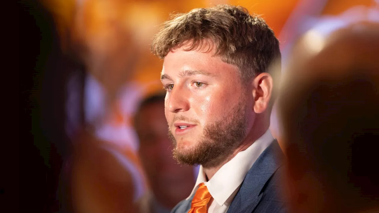 SEC Media Days: Texas QB Quinn Ewers 'Excited' to Follow Jackson Arnold's Career