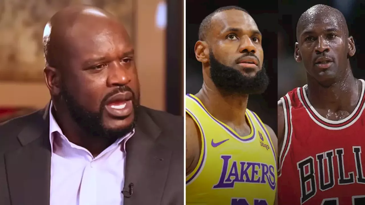 Shaquille O'Neal makes his feelings clear on the Michael Jordan and LeBron James GOAT debate