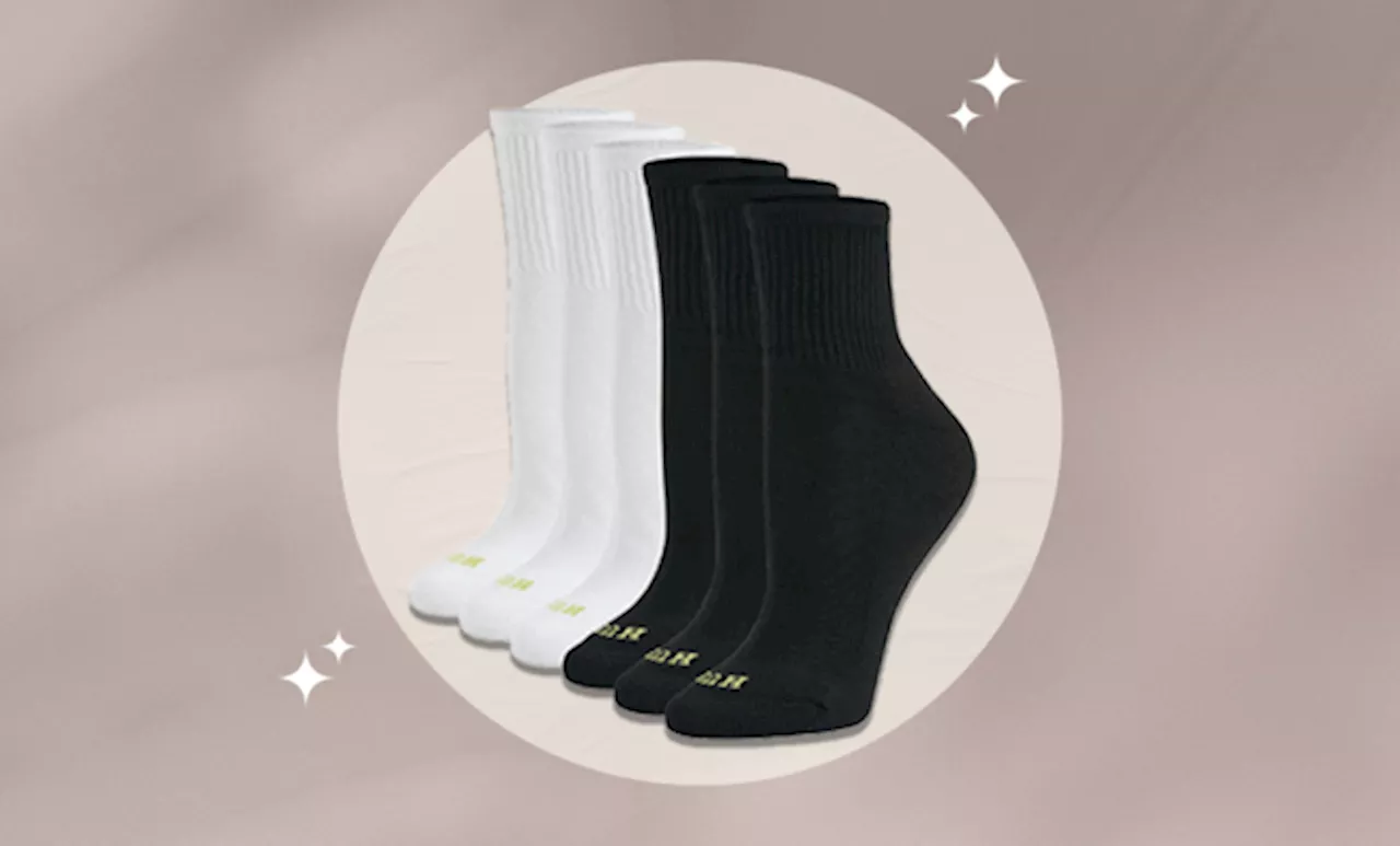 Hue Crew Socks Rival Aritzia Tna Socks, but Are $2 a Pair on Amazon