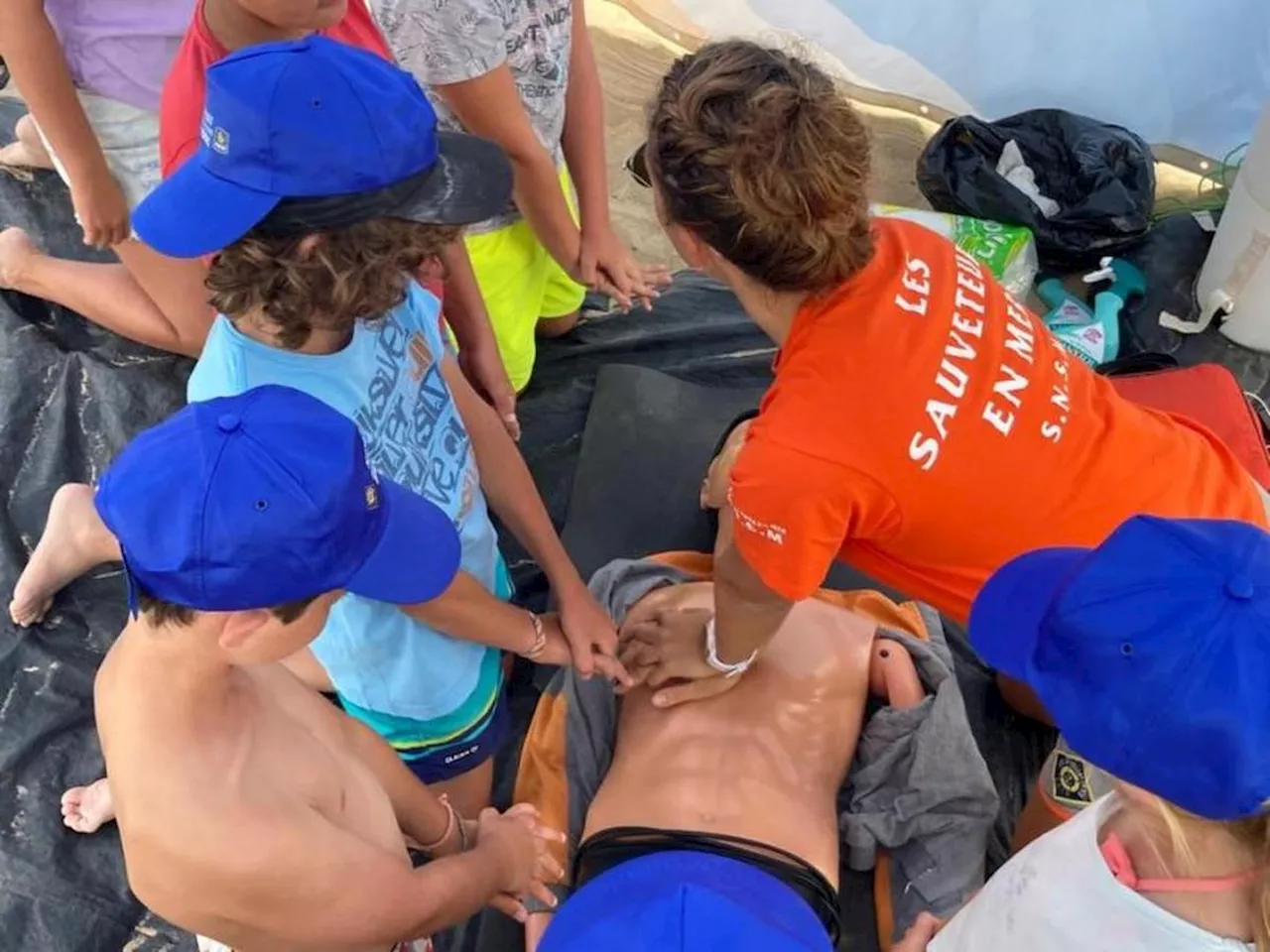 Arcachon : la tournée de prévention MiniSauveteurs débarque plage Pereire