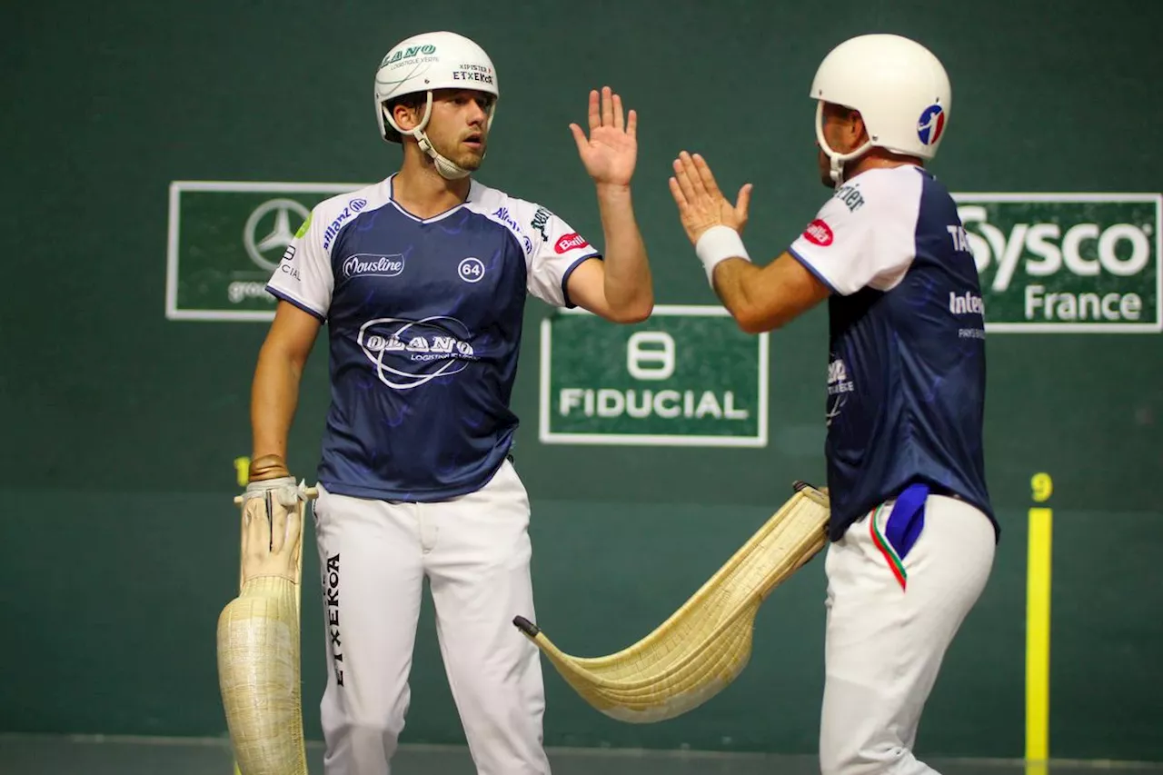 Internationaux de cesta punta de Saint-Jean-de-Luz : la patience a payé pour Jon Tambourindéguy et Thibault Basque