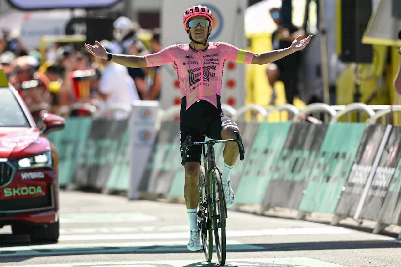 Tour de France : Carapaz s’impose en solitaire à Superdévoluy, Evenepoel grappille sur Pogacar et Vingegaard