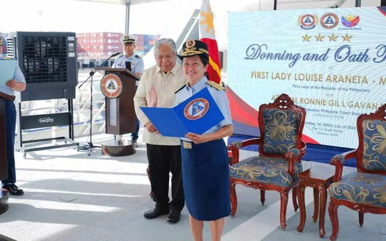 PCGA welcomes First Lady Marcos as Auxiliary Vice Admiral