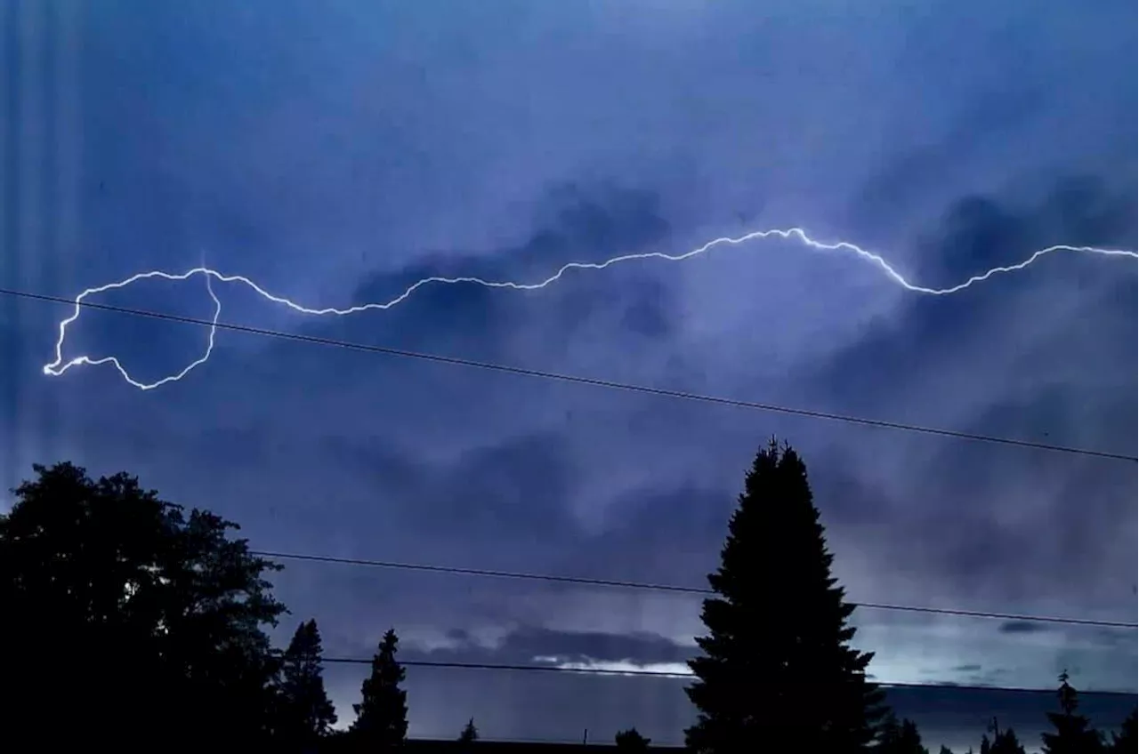 Thunderstorms with a risk of wildfires loom in B.C. forecast