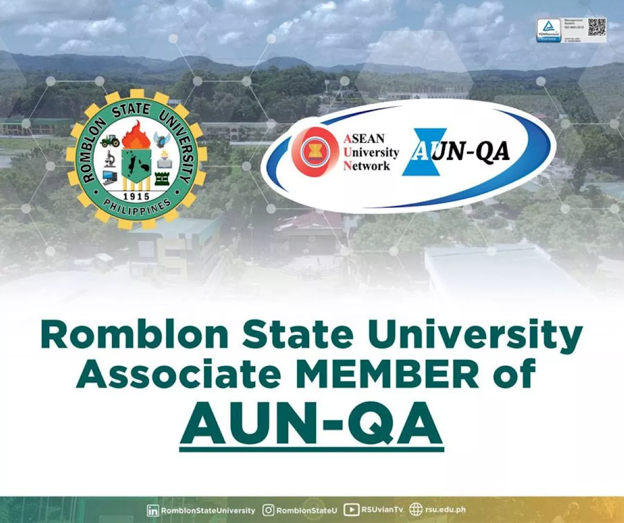 AUN-QA accepts RSU membership in quality assurance network