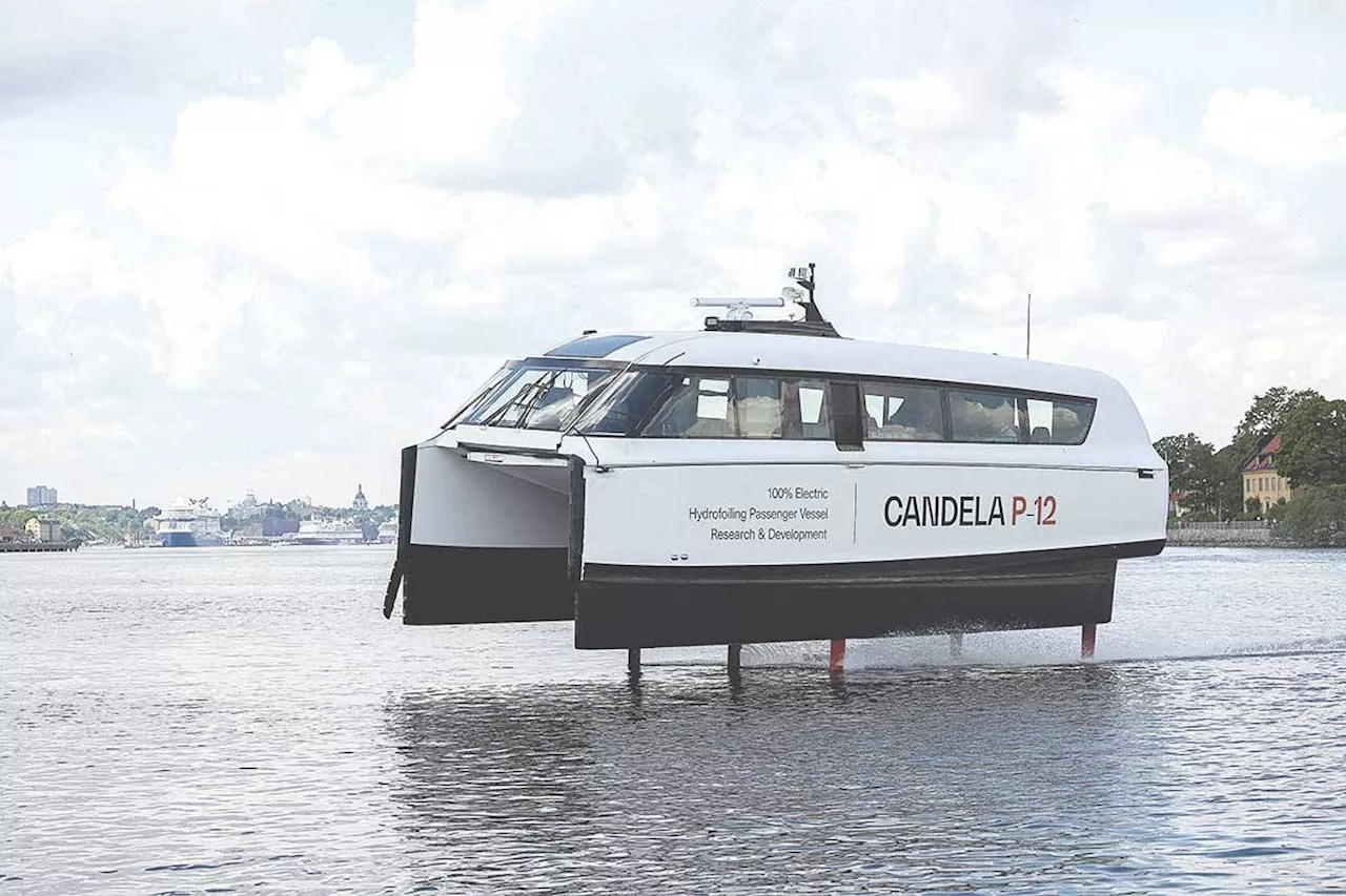 Stockholm tests electric 'flying' ferry