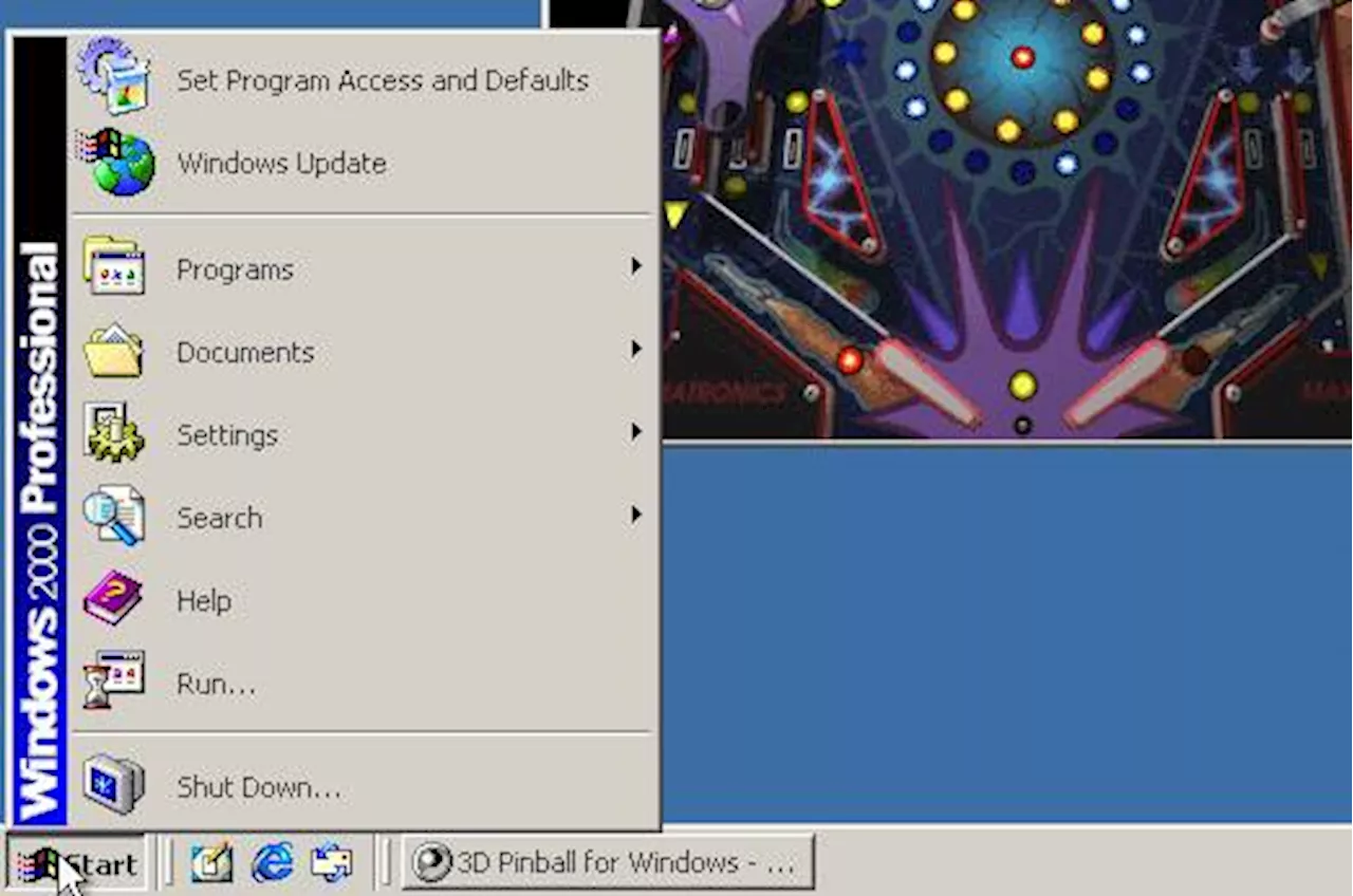 Porting the Windows 95 Start Menu to NT