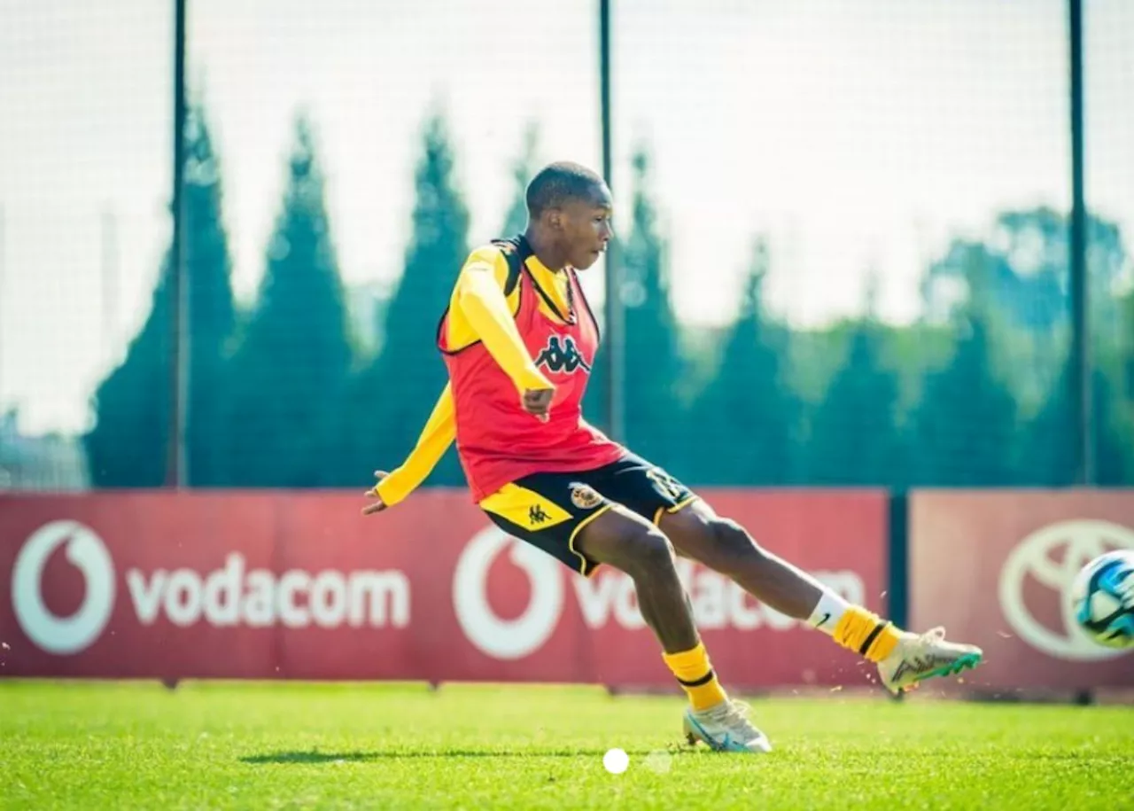 Meet the latest teenage sensation training with Kaizer chiefs