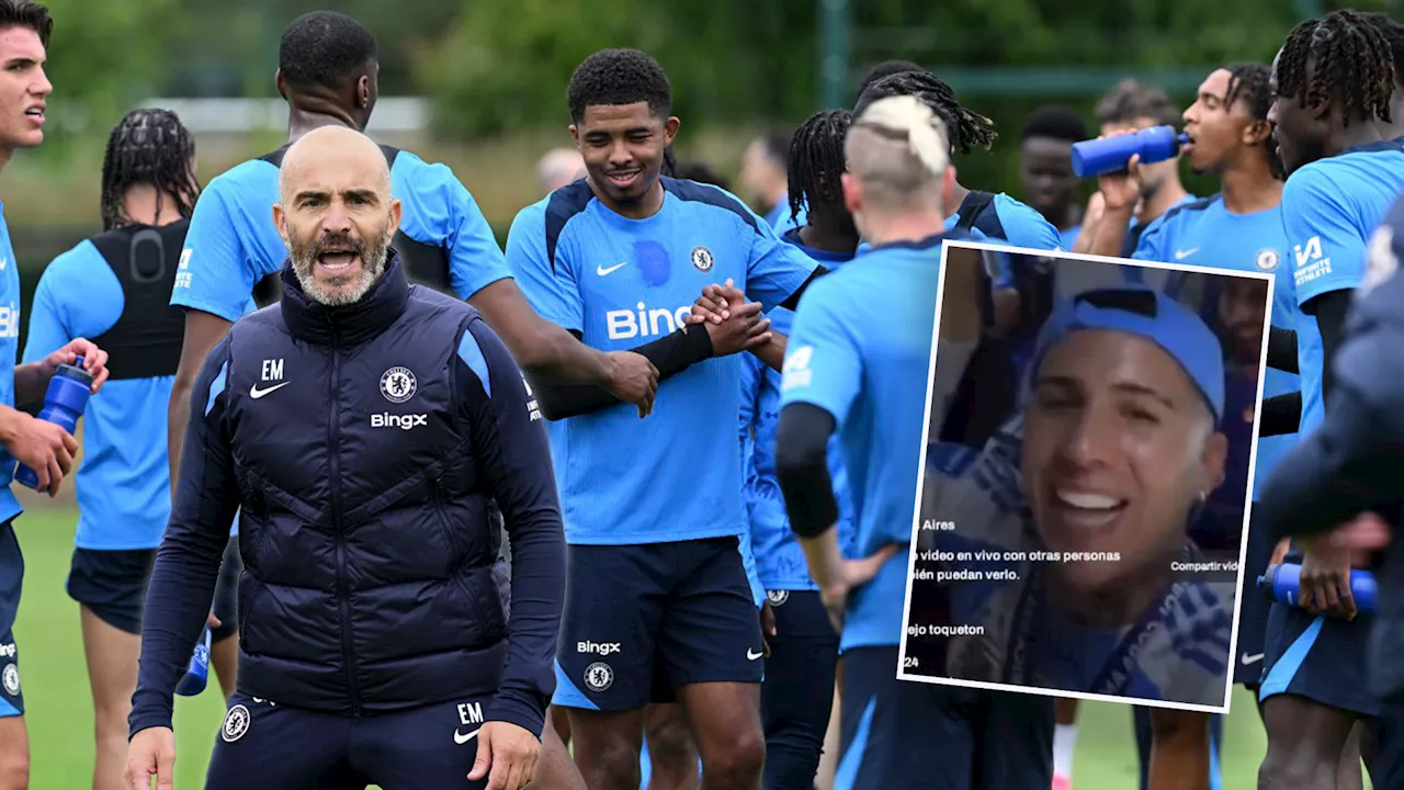 Chelsea’s pre-season plans in meltdown as Enzo Fernandez’s offensive video sparks huge dressing room rif...