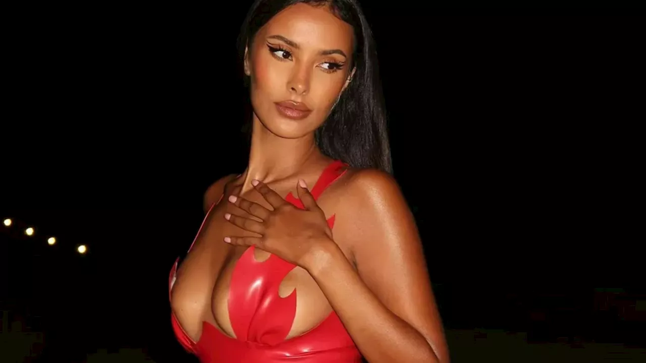 Watch cheeky moment Maya Jama flirts with Love Island hunk days before her split from Stormzy...