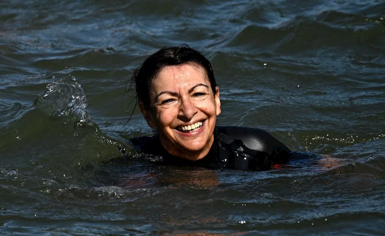 Paris Mayor Anne Hidalgo Fulfills Promise to Swim in the Seine Ahead of the Olympics