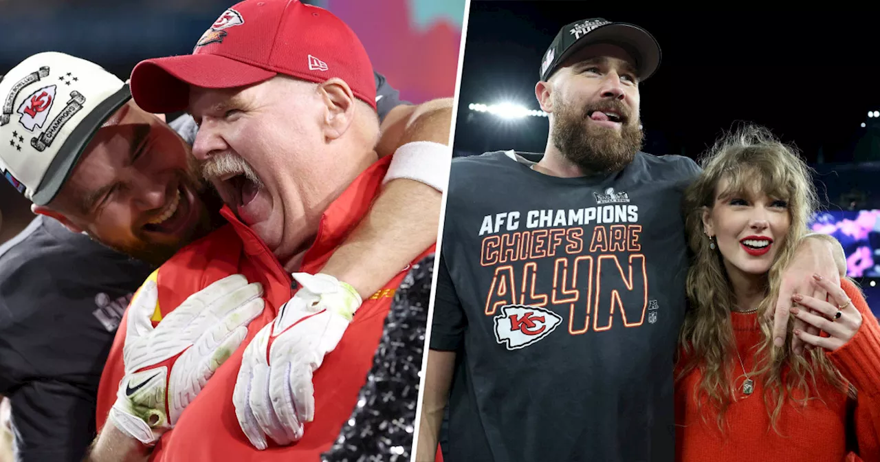 Andy Reid Calls Travis Kelce Taylor Swift’s 'Waterboy'