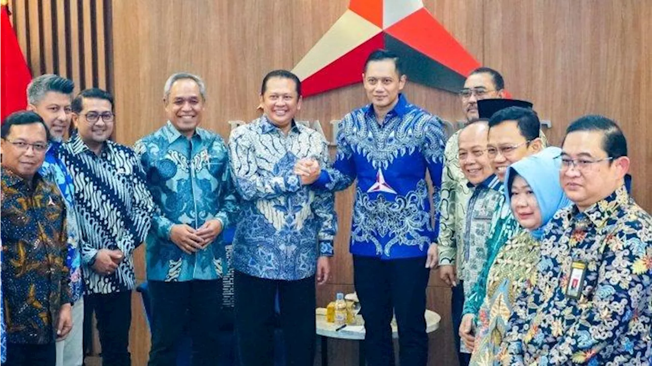 Bertemu Ketum Partai Demokrat, Ketua MPR RI Bamsoet Diskusikan Sistem Politik dan Kondisi Demokrasi